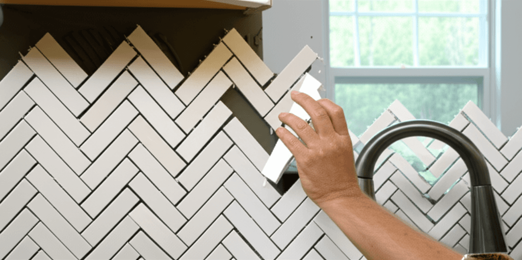 Professional backsplash tiling & installation project by RenoHouse in Clarington — quality workmanship