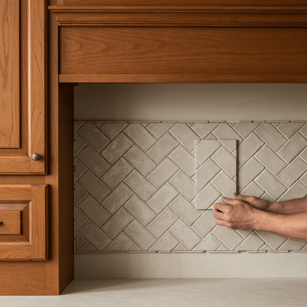 Professional backsplash tiling & installation project by RenoHouse in Newmarket — quality workmanship