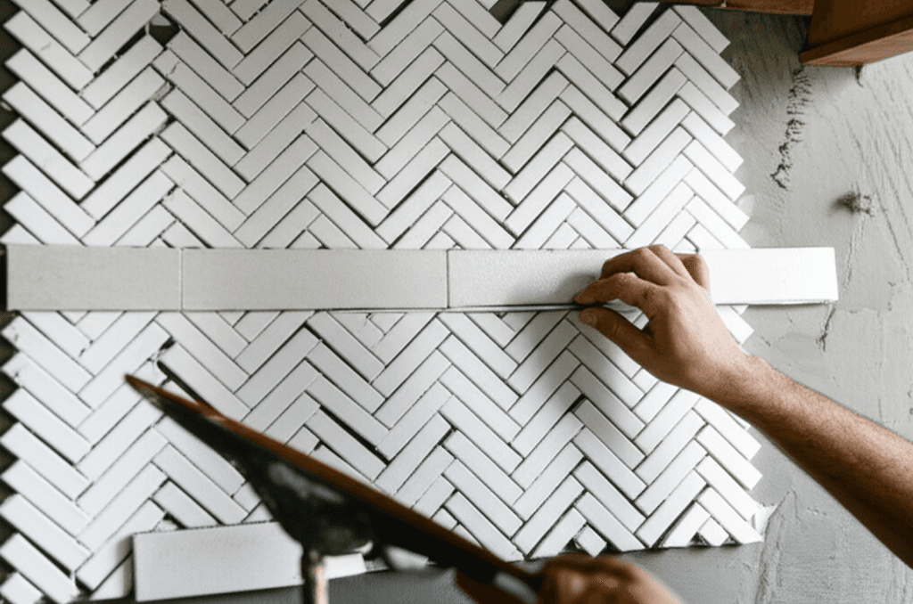 Professional backsplash tiling & installation project by RenoHouse in Uxbridge — quality workmanship