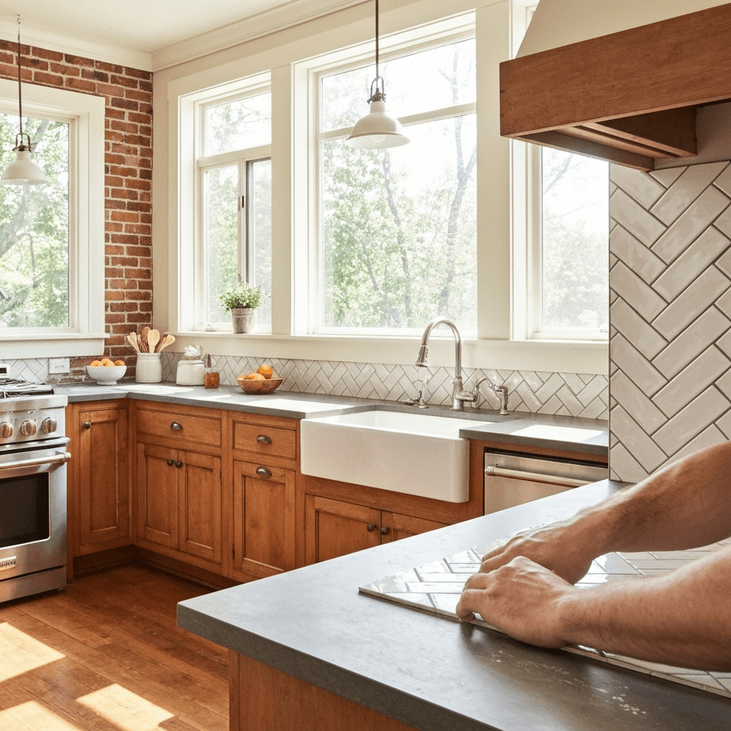 Backsplash Tiling & Installation services in Georgetown — licensed how much to tile a bathroom near me