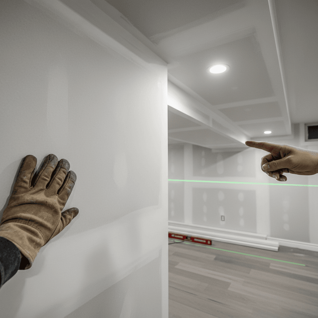 Professional basement renovation & finishing project by RenoHouse in Mississauga — bathroom renovations near me