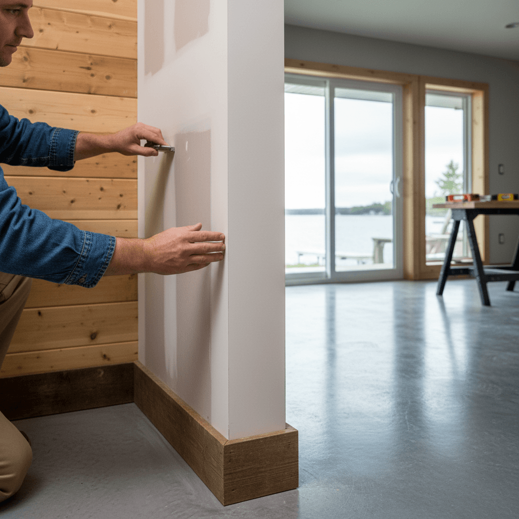 Professional basement renovation & finishing project by RenoHouse in Scugog — bathroom renovations near me