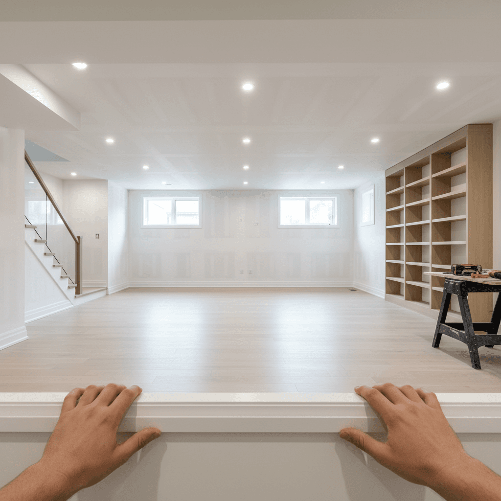 Basement Renovation & Finishing services in Brampton — licensed cabinet near me