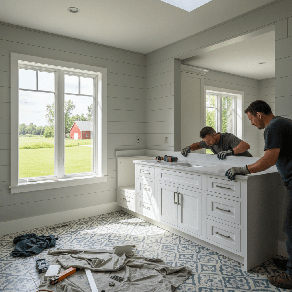Bathroom Cabinet & Vanity Installation services in Clarington — licensed cabinet near me