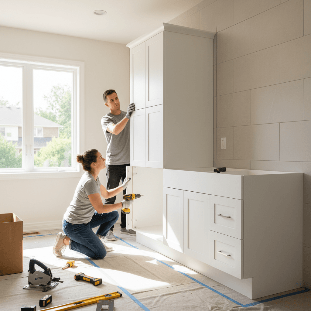 Bathroom Cabinet & Vanity Installation services in Mississauga — licensed cabinet near me