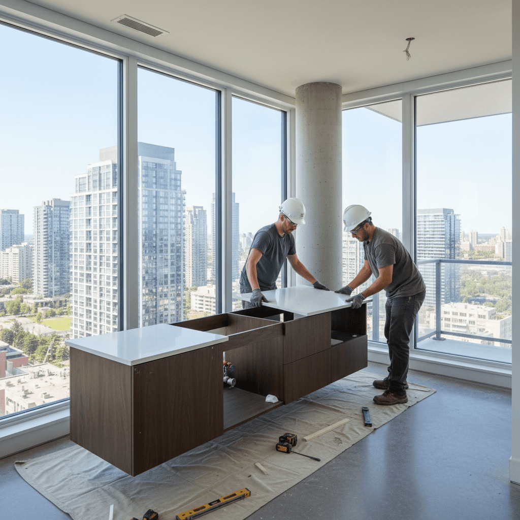 Bathroom Cabinet & Vanity Installation services in North York — licensed cabinet near me