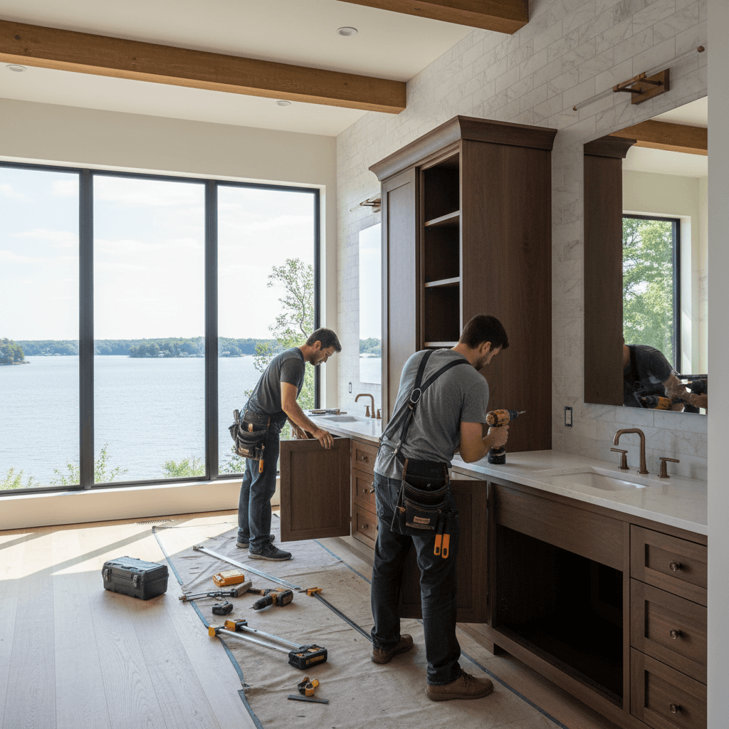 Bathroom Cabinet & Vanity Installation services in Oakville — licensed cabinet near me
