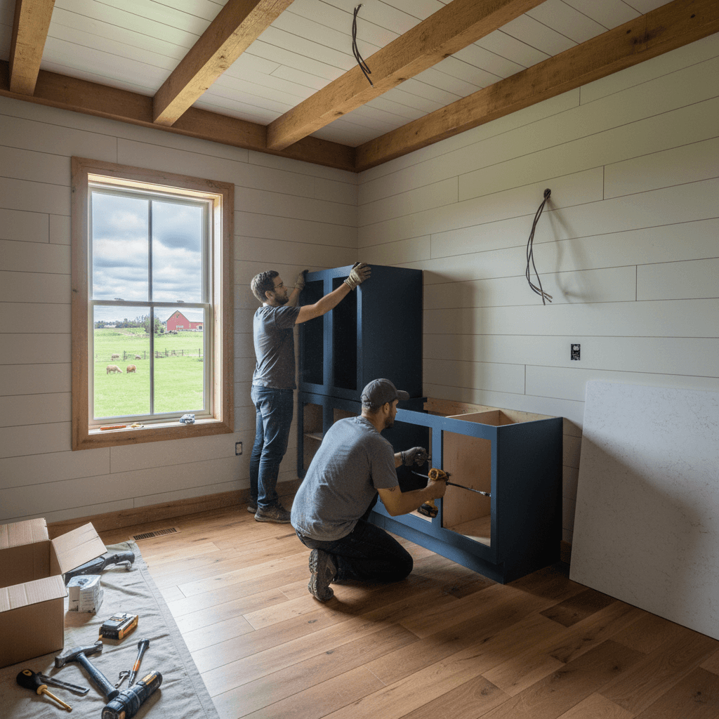 Bathroom Cabinet & Vanity Installation services in Uxbridge — licensed cabinet near me