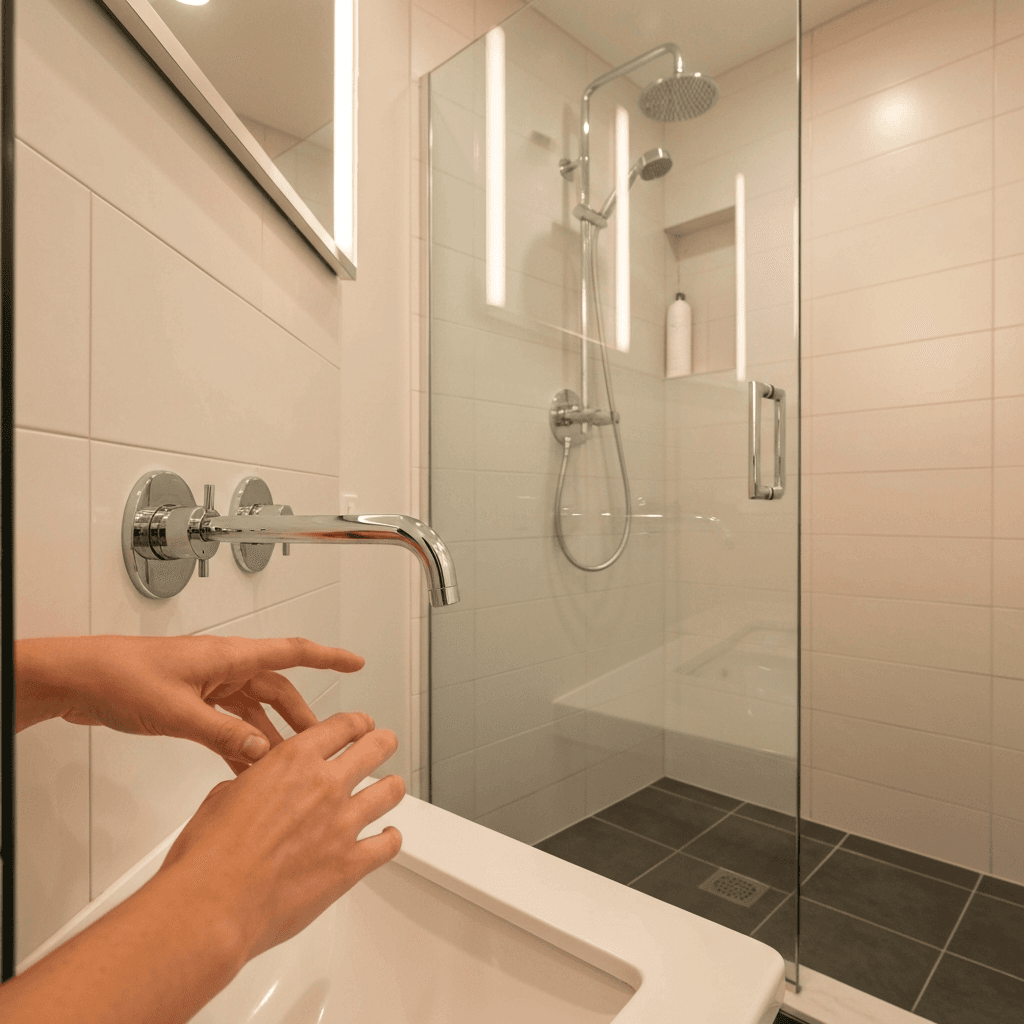 Professional bathroom renovation project by RenoHouse in Burlington — bathroom contractors near me