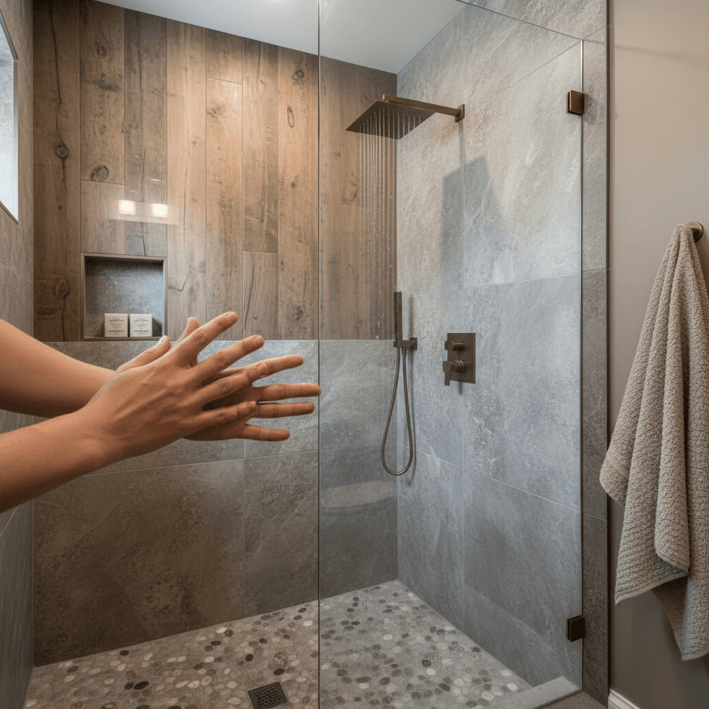 Professional bathroom renovation project by RenoHouse in Caledon — bathroom contractors near me
