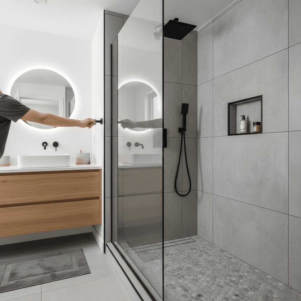 Professional bathroom renovation project by RenoHouse in Scarborough — bathroom contractors near me