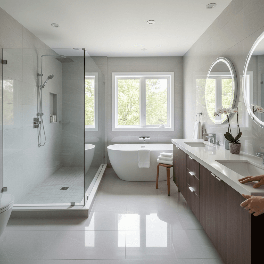 Bathroom Renovation services in Richmond Hill — licensed bathroom cabinets near me