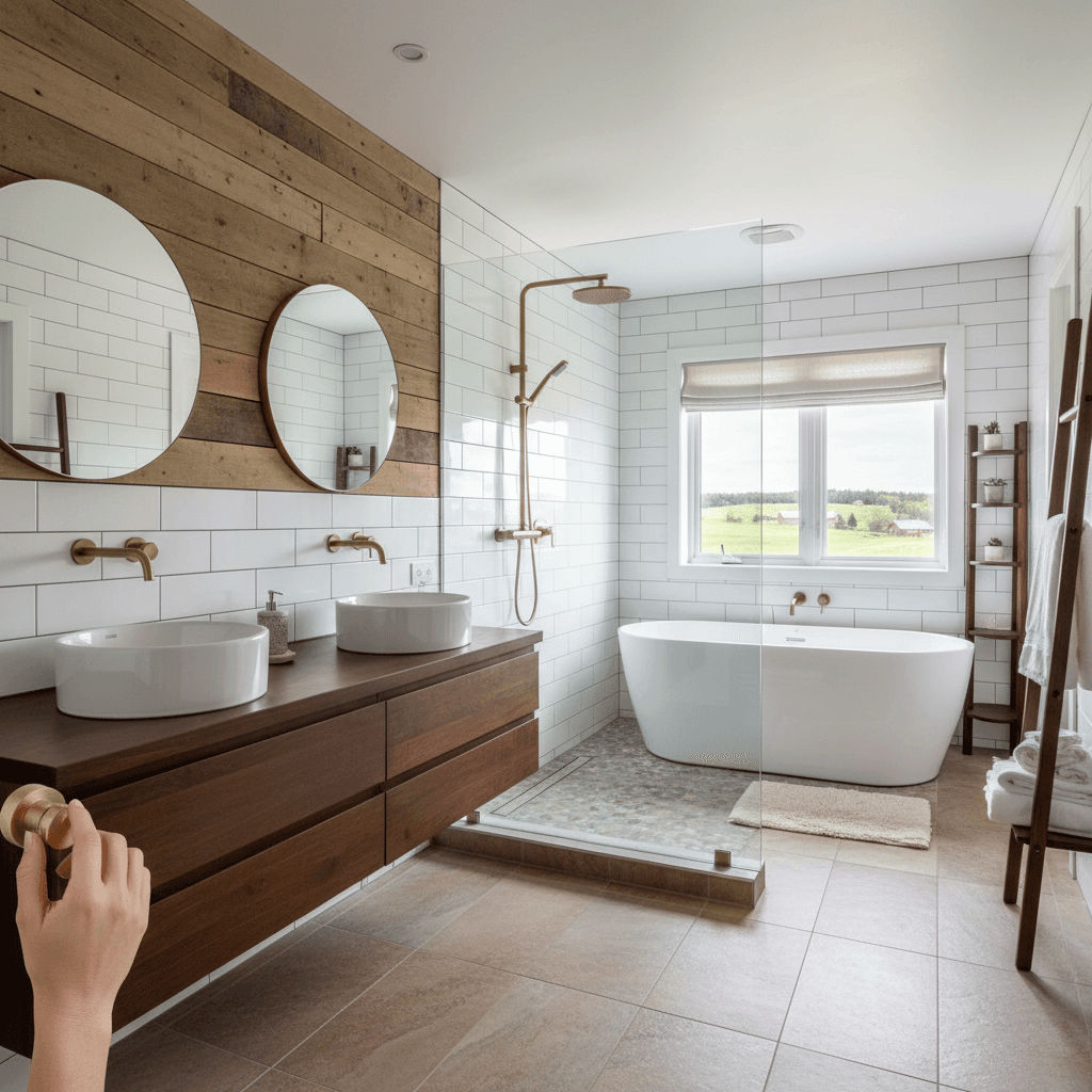 Bathroom Renovation services in Uxbridge — licensed bathroom cabinets near me
