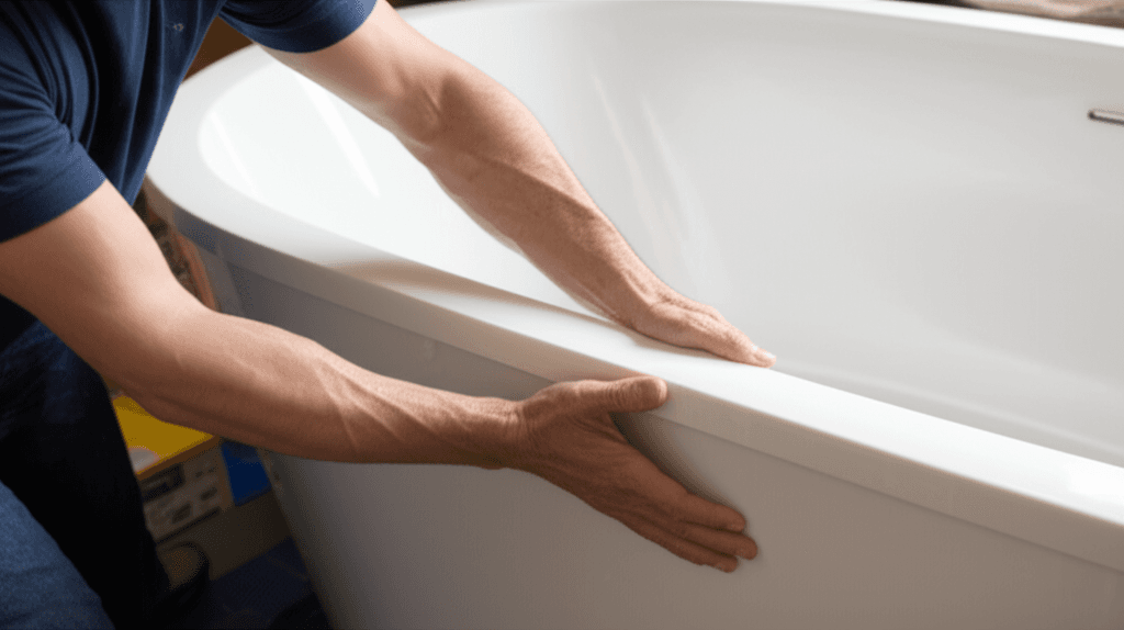 Professional bathtub installation project by RenoHouse in Ajax — quality workmanship