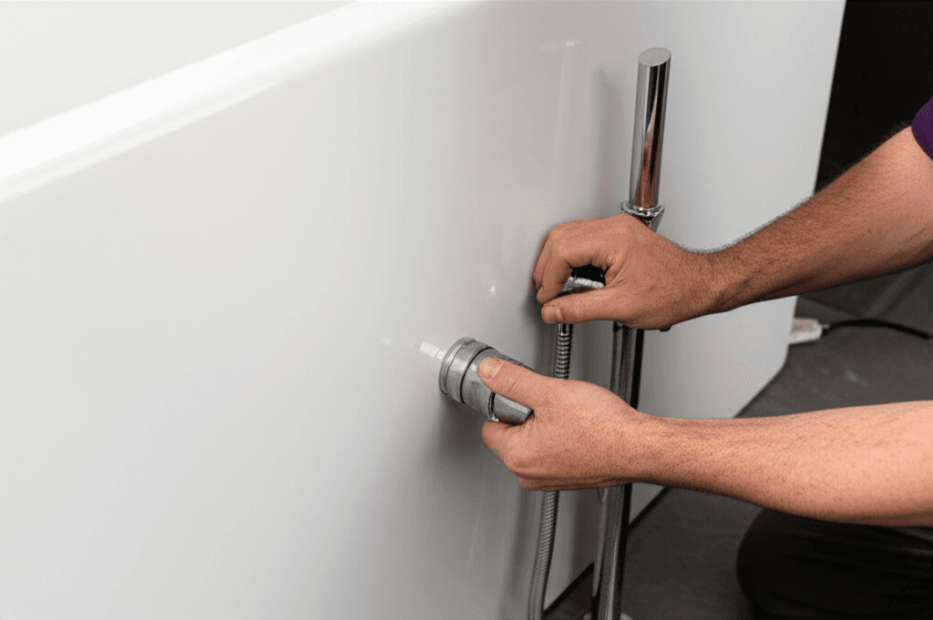 Professional bathtub installation project by RenoHouse in Aurora — quality workmanship