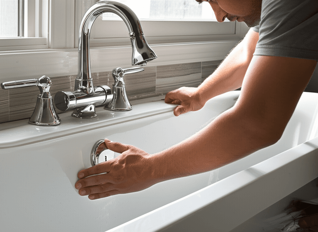 Professional bathtub installation project by RenoHouse in Whitby — quality workmanship