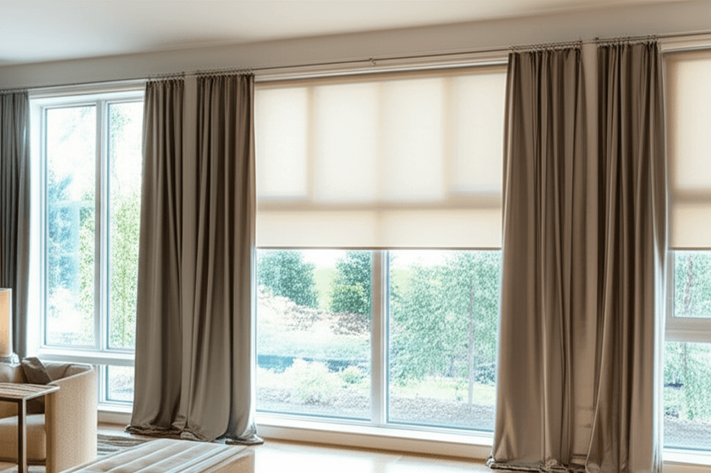 Professional curtain & blind installation project by RenoHouse in Vaughan — curtain installation toronto
