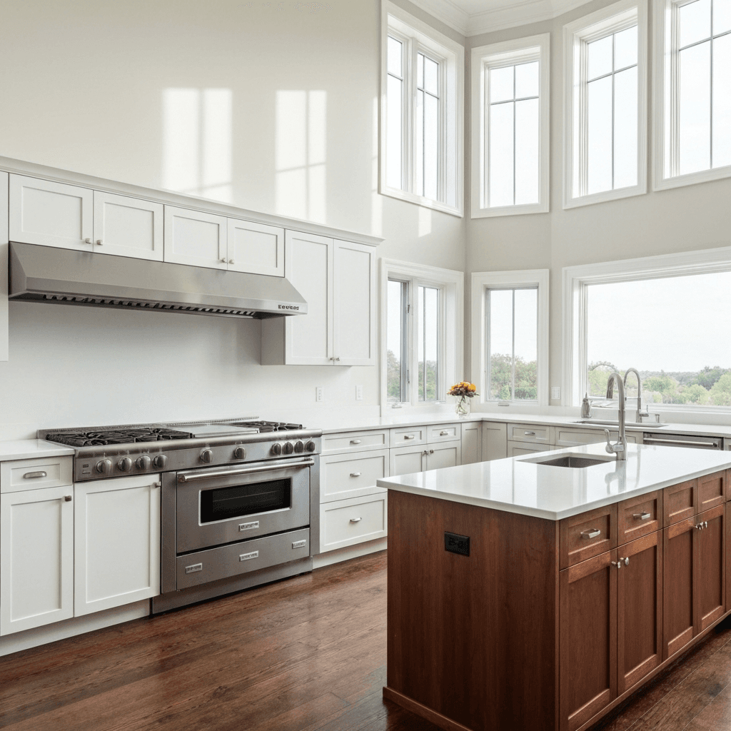 Professional cabinet door replacement project by RenoHouse in King City — bathroom renovations near me