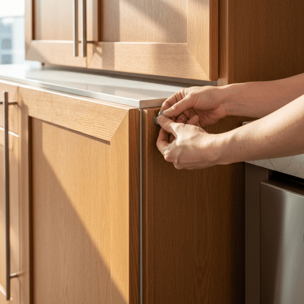 Professional cabinet door replacement project by RenoHouse in Pickering — bathroom renovations near me