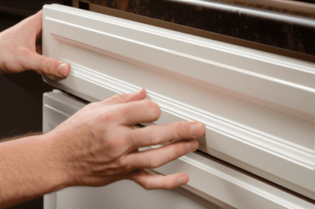 Professional cabinet door replacement project by RenoHouse in Uxbridge — bathroom renovations near me