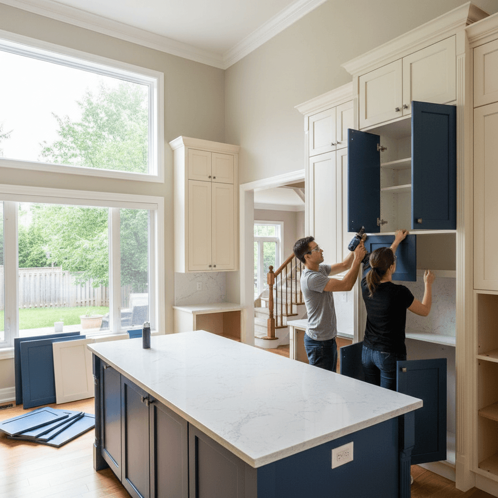 Cabinet Door Replacement services in Brampton — licensed cabinet near me