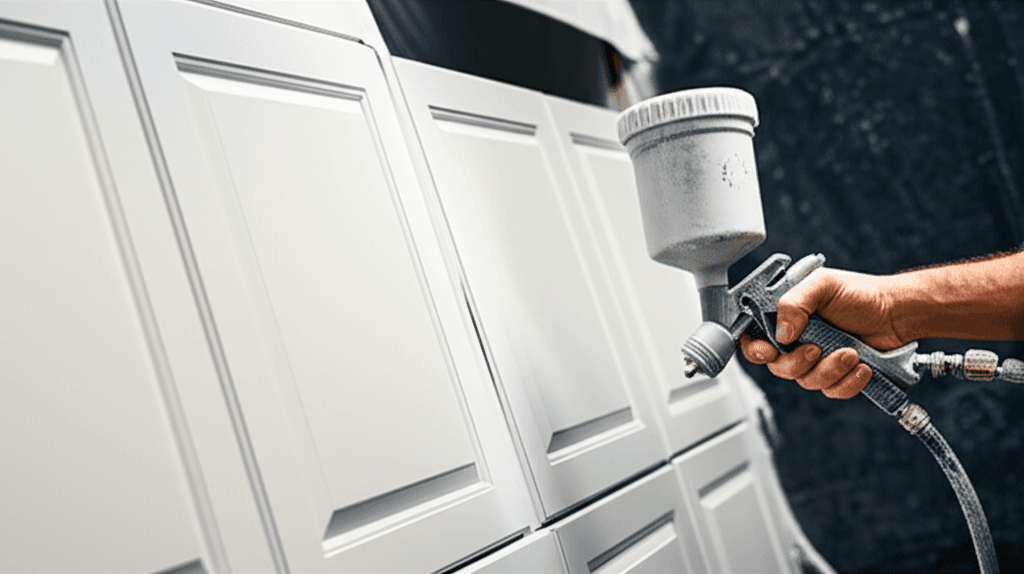 Professional kitchen cabinet painting project by RenoHouse in Vaughan — cabinet painters