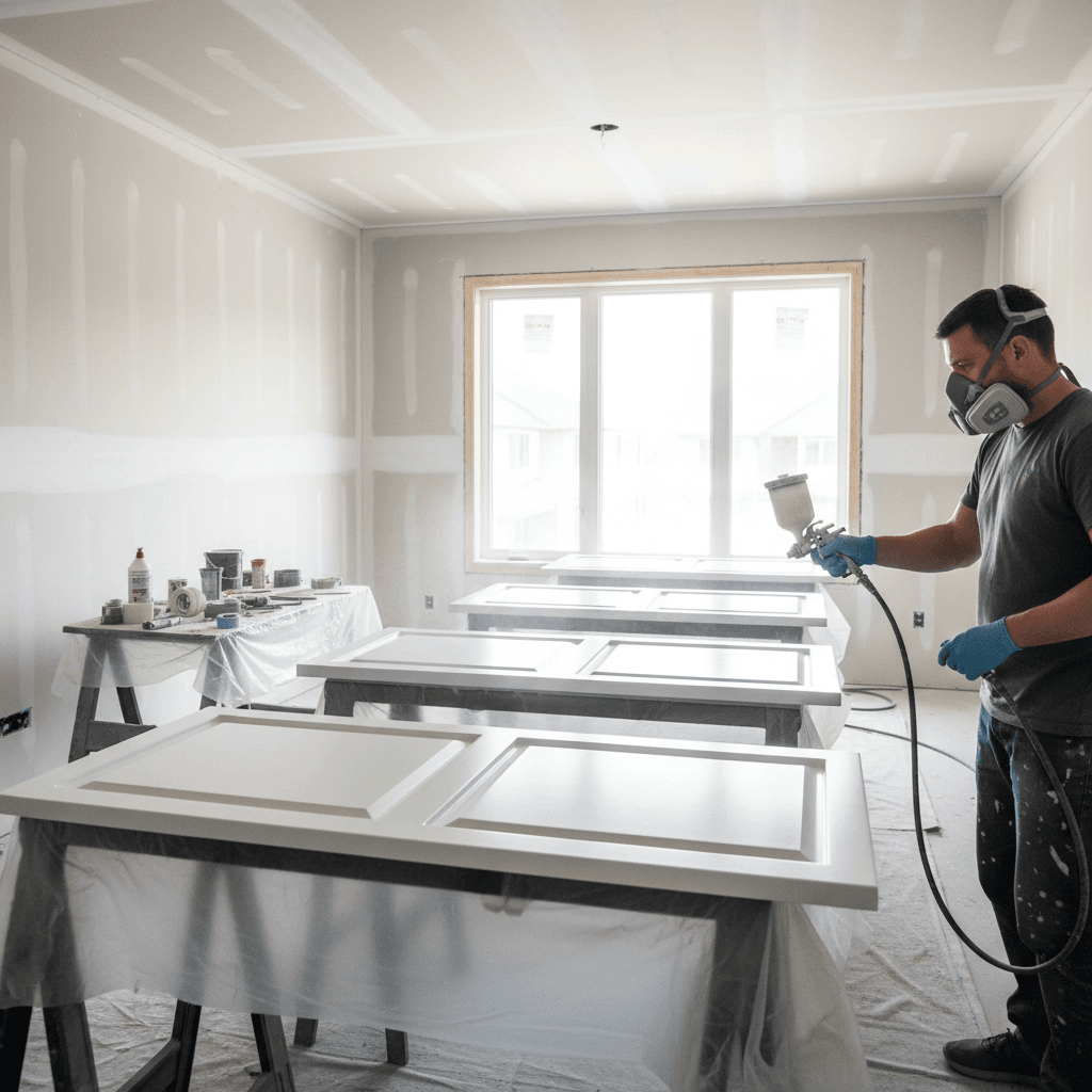 Kitchen Cabinet Painting services in East Gwillimbury — licensed kitchen cabinet painting near me