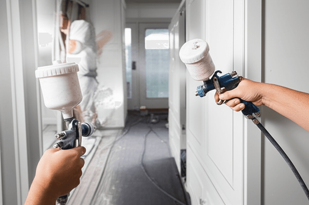 Kitchen Cabinet Painting services in Mississauga — licensed kitchen cabinet painting near me