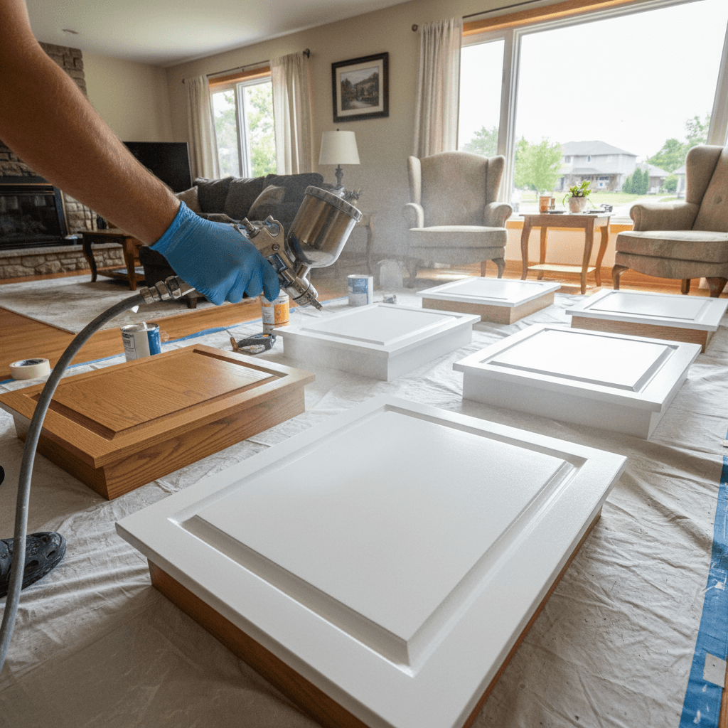 Kitchen Cabinet Painting services in Stouffville — licensed kitchen cabinet painting near me