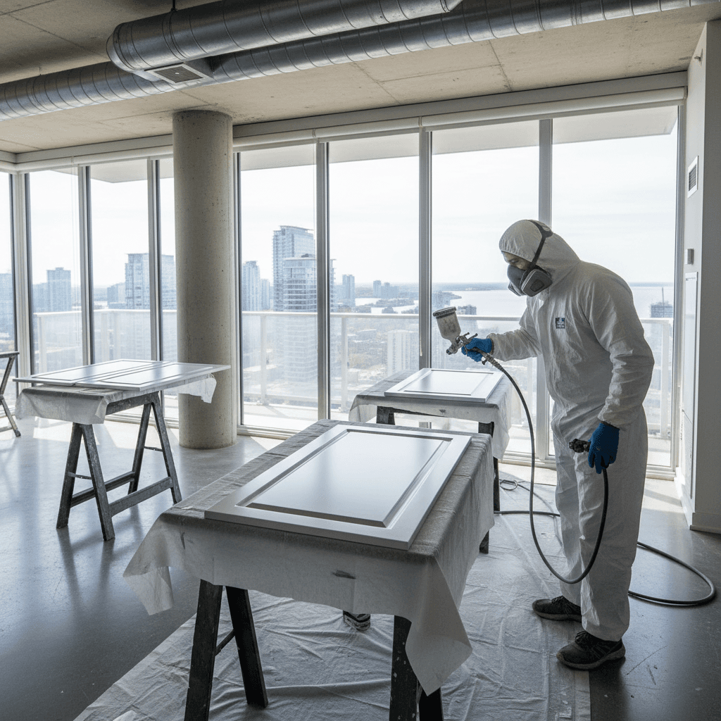 Kitchen Cabinet Painting services in Toronto — licensed kitchen cabinet painting near me
