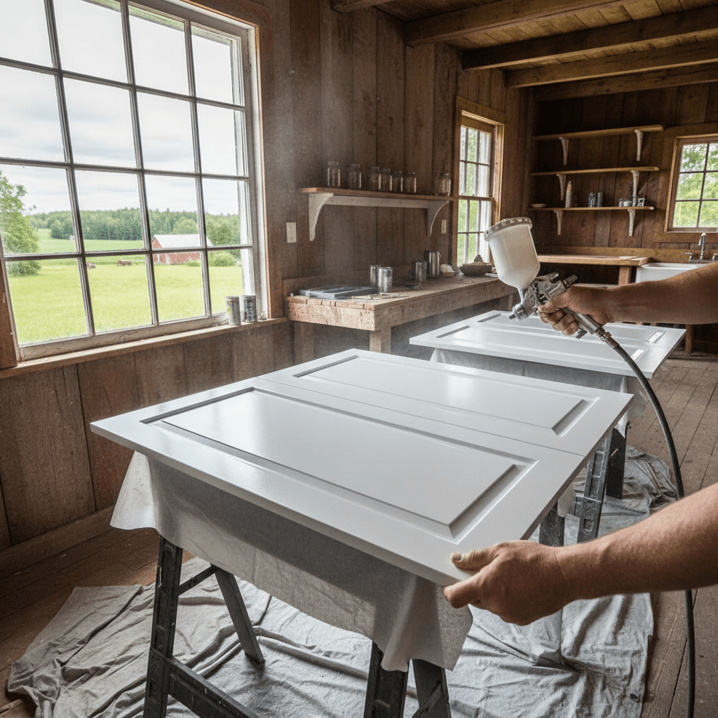 Kitchen Cabinet Painting services in Uxbridge — licensed kitchen cabinet painting near me