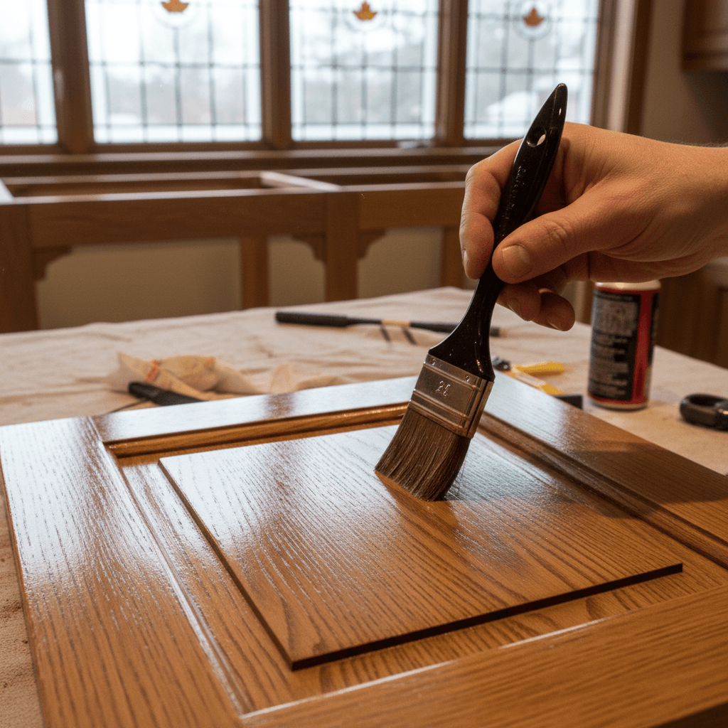 Professional cabinet refinishing project by RenoHouse in Aurora — cabinet refinishing quote