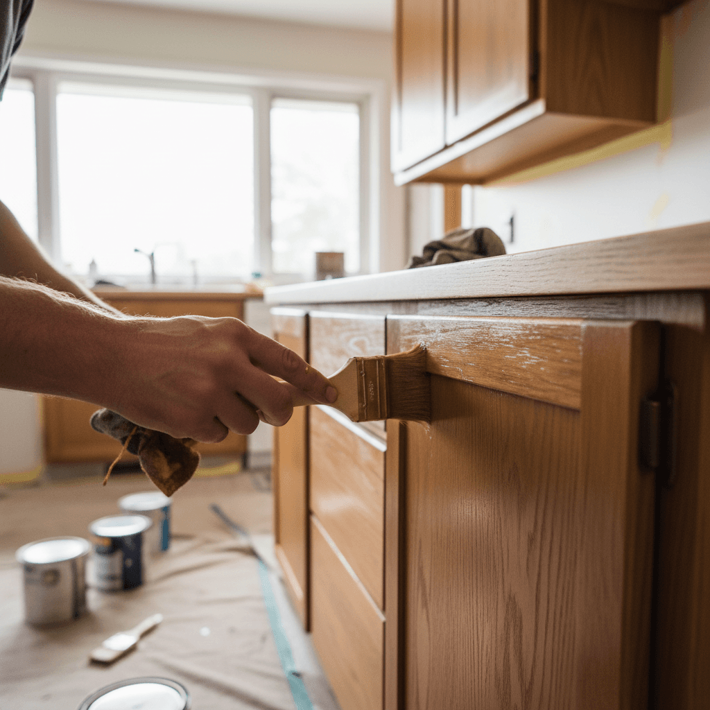 Professional cabinet refinishing project by RenoHouse in Etobicoke — cabinet refinishing quote