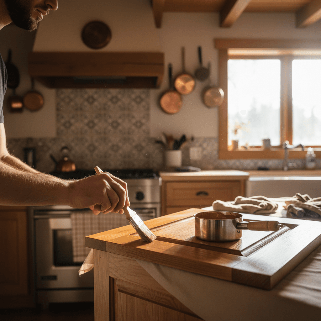 Professional cabinet refinishing project by RenoHouse in Georgetown — cabinet refinishing quote