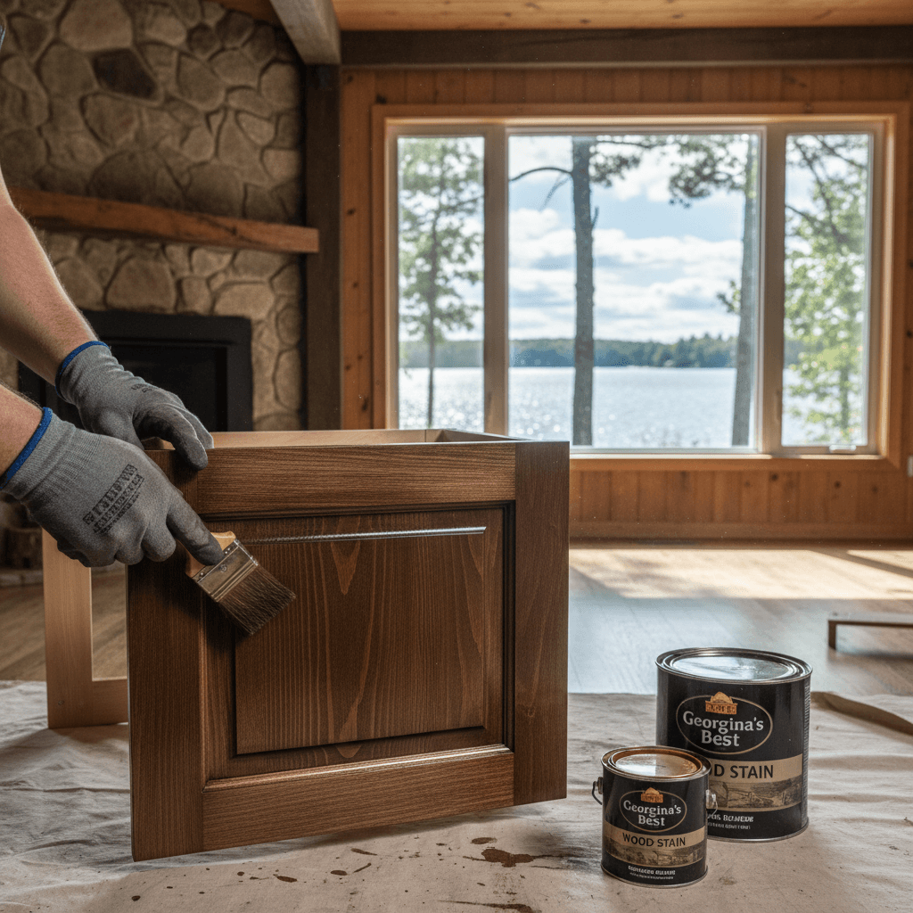 Professional cabinet refinishing project by RenoHouse in Georgina — cabinet refinishing quote