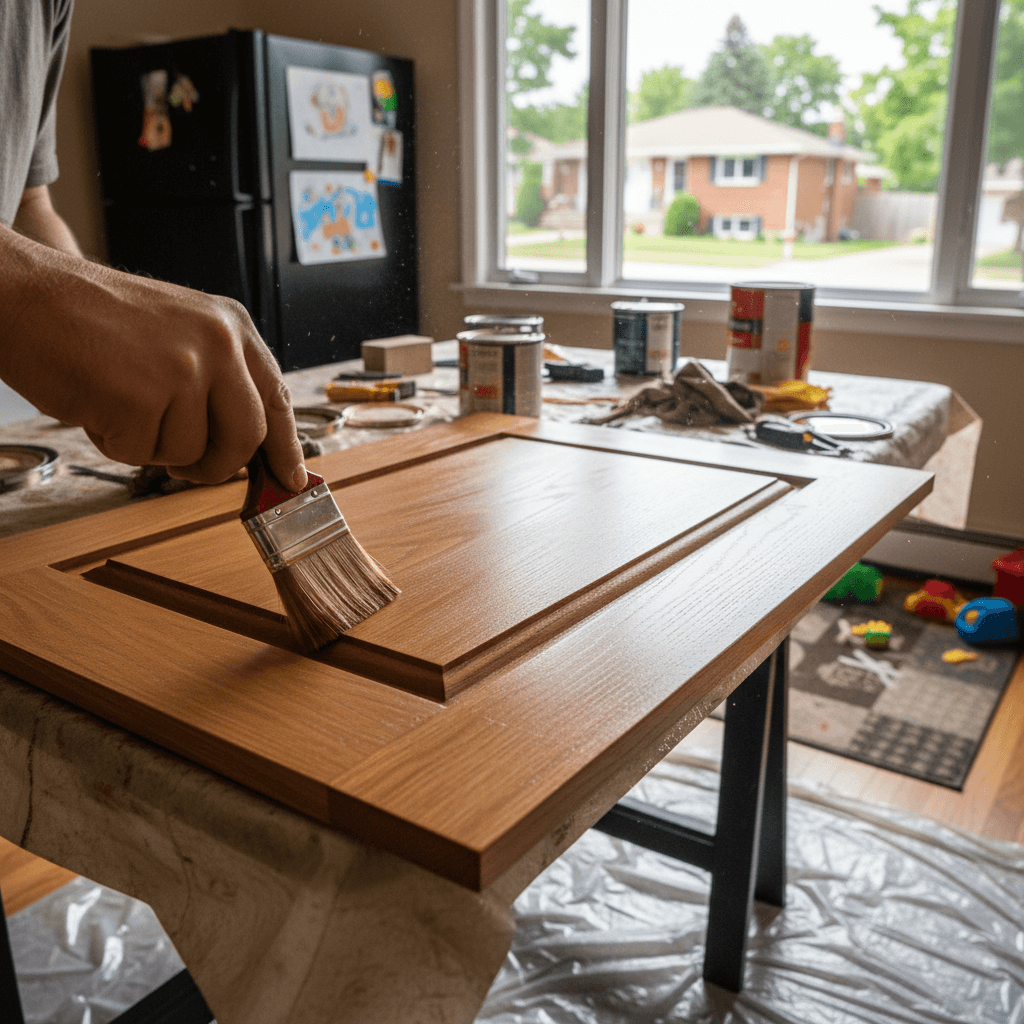 Professional cabinet refinishing project by RenoHouse in Whitby — cabinet refinishing quote