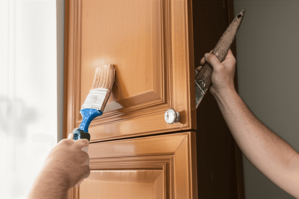 Cabinet Refinishing services in Ajax — licensed kitchen cabinet refinishing near me
