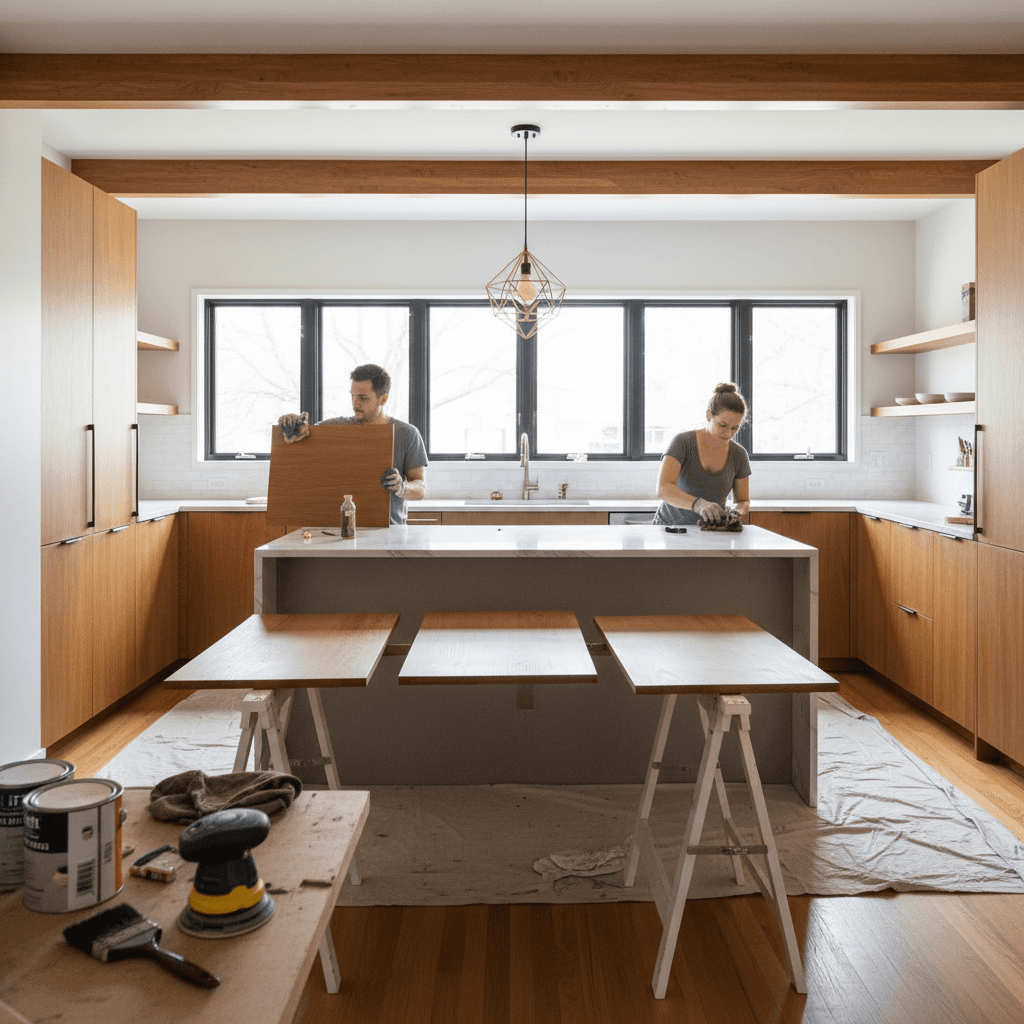 Cabinet Refinishing services in Etobicoke — licensed kitchen cabinet refinishing near me