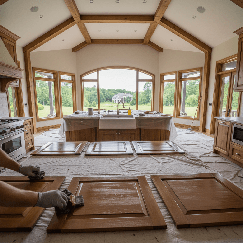 Cabinet Refinishing services in King City — licensed kitchen cabinet refinishing near me