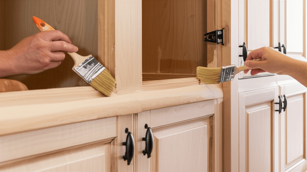 Cabinet Refinishing services in Milton — licensed kitchen cabinet refinishing near me