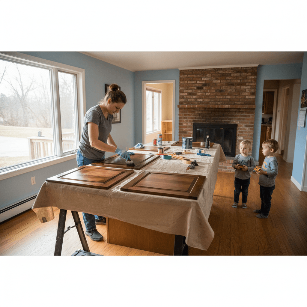 Cabinet Refinishing services in Whitby — licensed kitchen cabinet refinishing near me