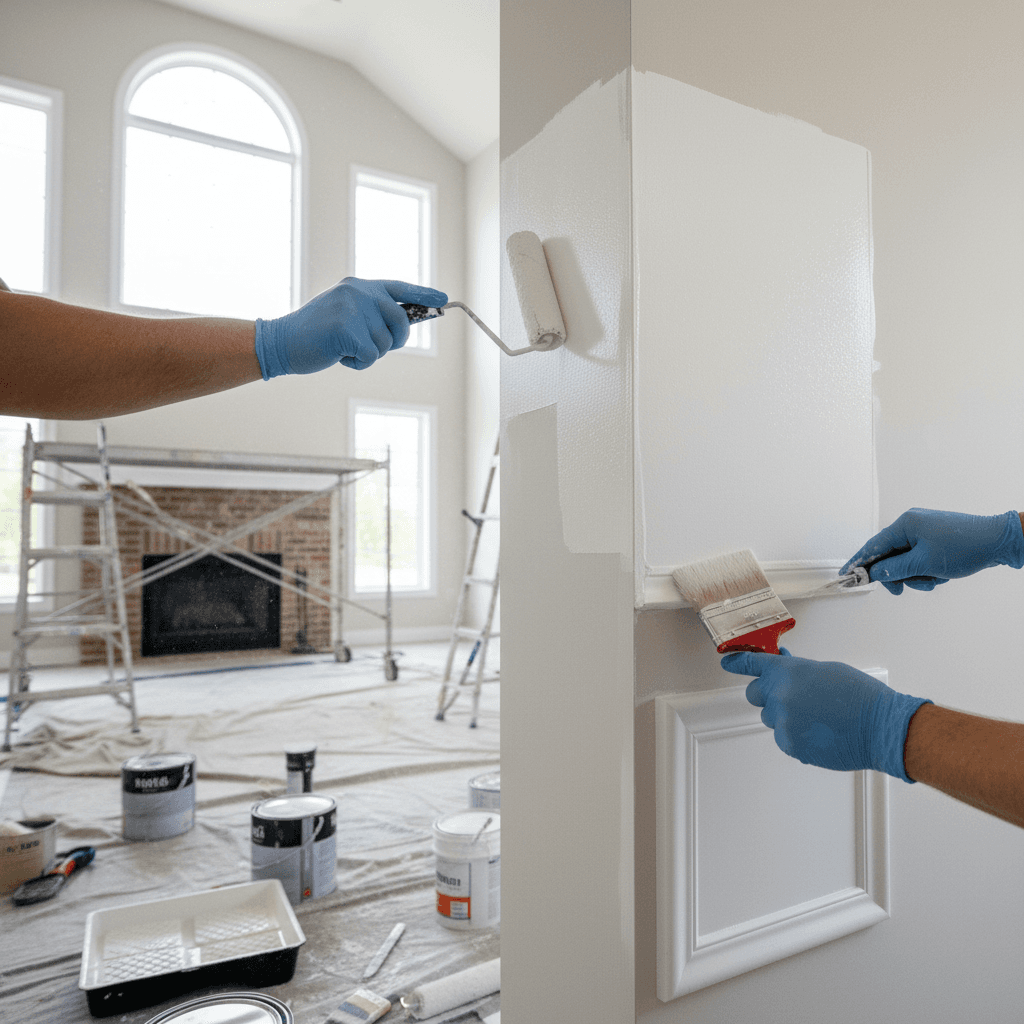 Professional commercial painting project by RenoHouse in Brampton — commercial painters near me