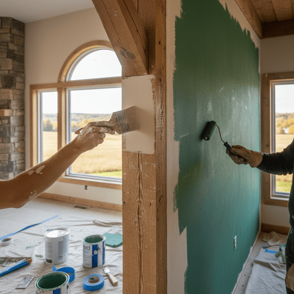 Professional commercial painting project by RenoHouse in Caledon — commercial painters near me