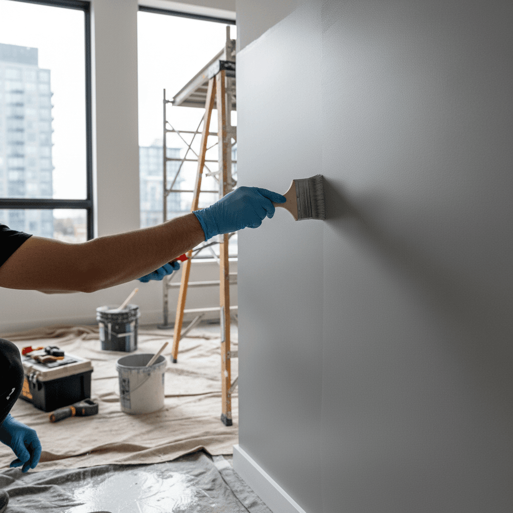 Professional commercial painting project by RenoHouse in Markham — commercial painters near me