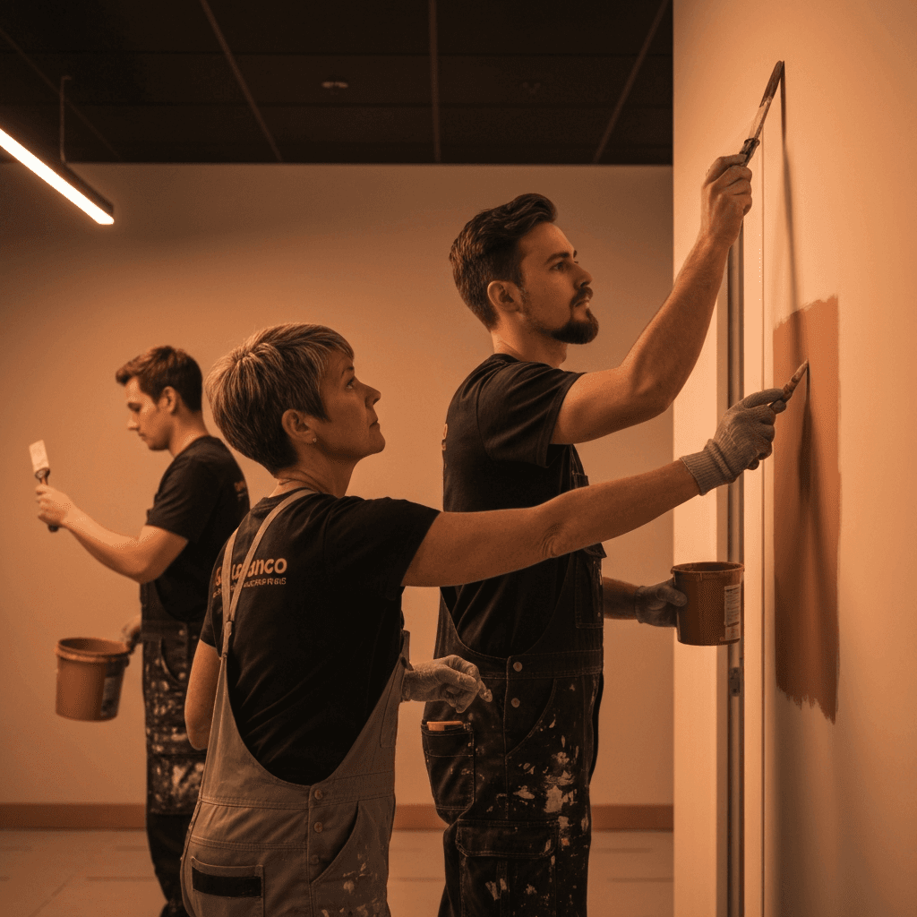 Professional commercial painting project by RenoHouse in Oshawa — commercial painters near me