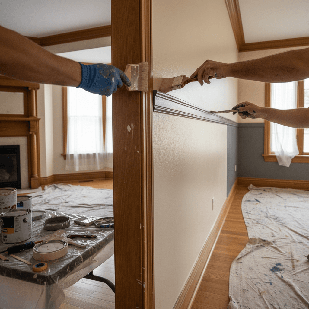 Professional commercial painting project by RenoHouse in Stouffville — commercial painters near me