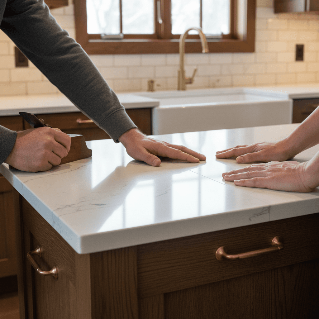 Professional countertop replacement project by RenoHouse in Aurora — quality workmanship