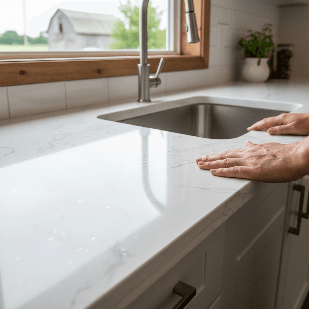 Professional countertop replacement project by RenoHouse in Brock — quality workmanship