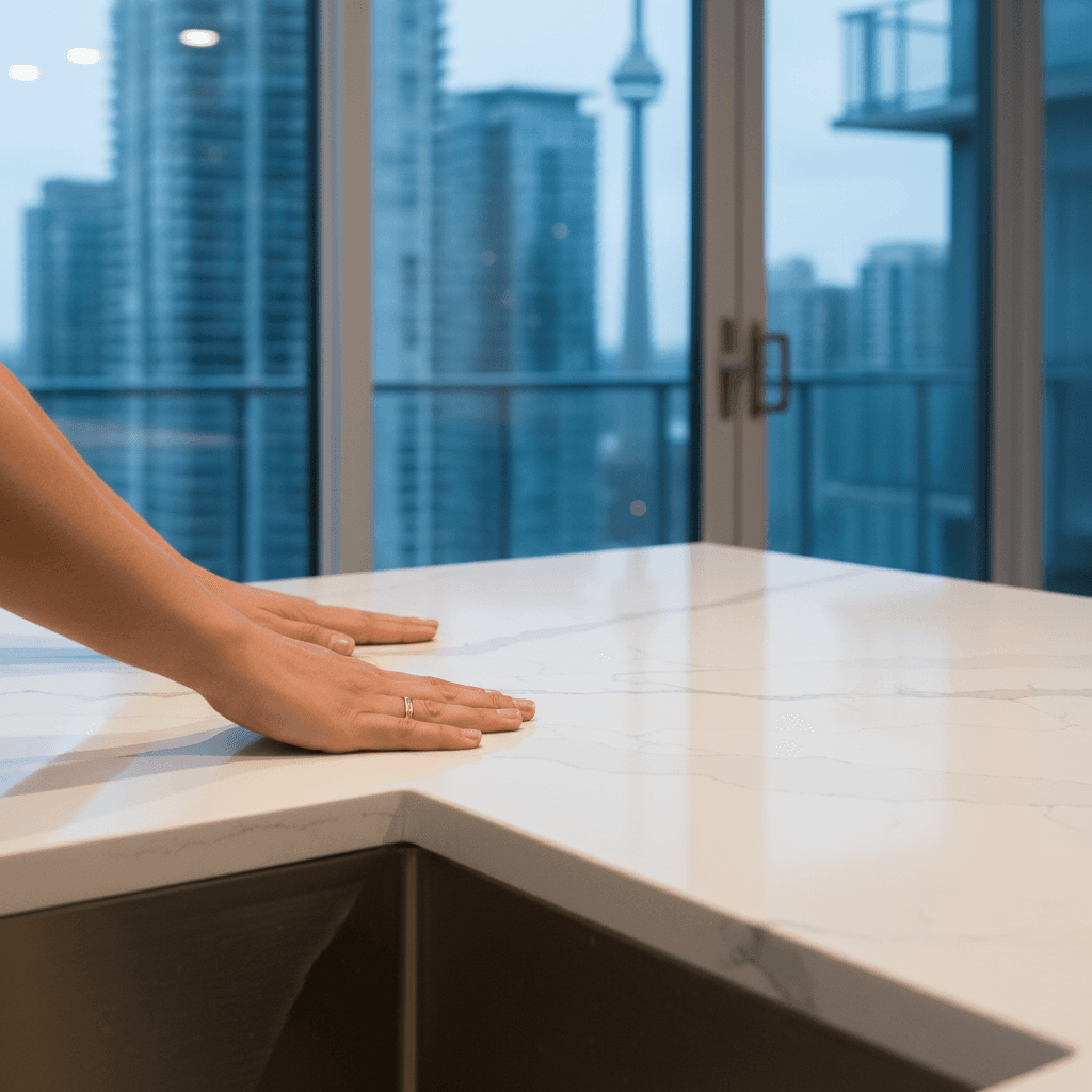 Professional countertop replacement project by RenoHouse in North York — quality workmanship