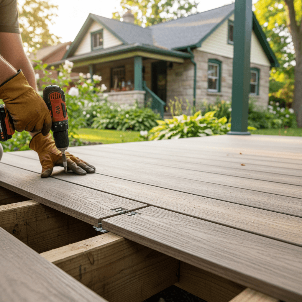 Professional deck boards & decking materials project by RenoHouse in Georgetown — deck boards